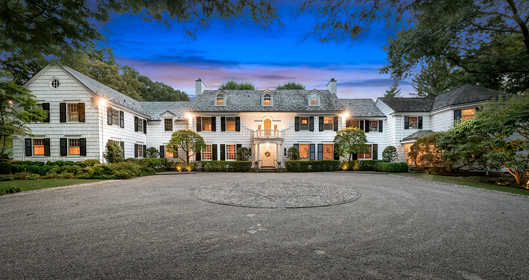 Grand Yet Cozy New Canaan Home Hits The Market Just In Time For The Holidays Exterior