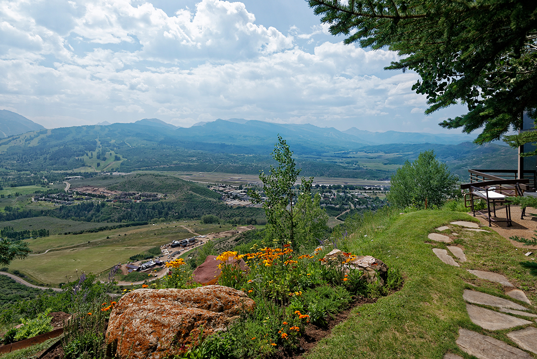 Aspen Colorado Mountain Retreat Stone Path