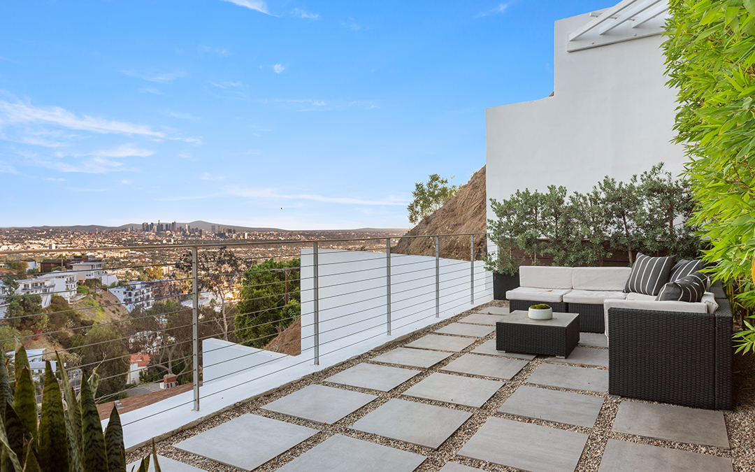 Former Nfl Player Emmanuel Ancho Buys Sunset Strip Modern Mansion Grid Patio