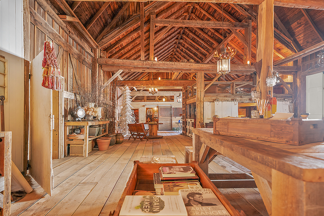 Explore An 160 Acre New York Listing With 18th Century Homes Chic Barns And More Wbf Barn Gathering Long To Back 2 08