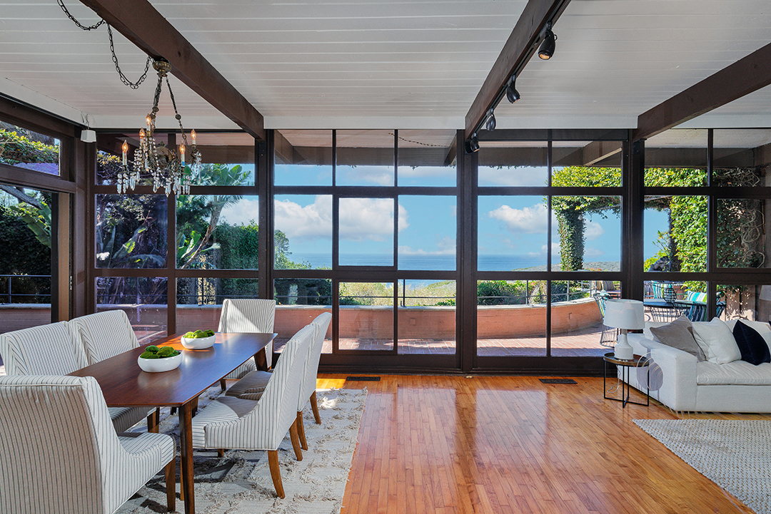 Walter Munk La Jolla California Oceanfront Home Open Living Dining