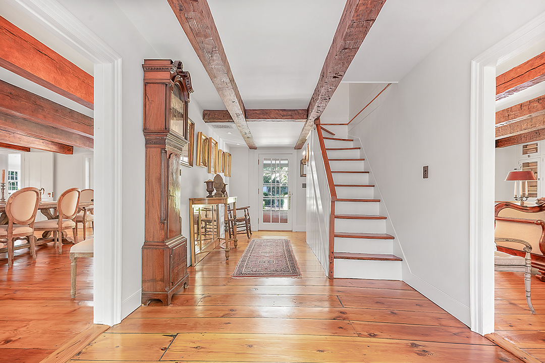 Explore An 160 Acre New York Listing With 18th Century Homes Chic Barns And More Wbf Main Interiors Entry Hall 21