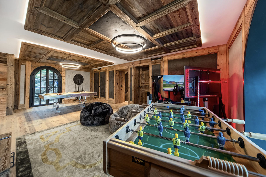 Chalet Cervinia Aosta Italy Ski Chalet Rental Game Room