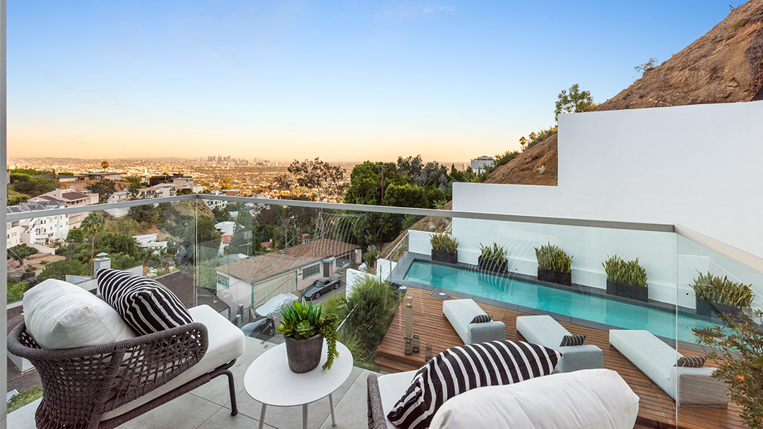 Former Nfl Player Emmanuel Ancho Buys Sunset Strip Modern Mansion Balcony Views