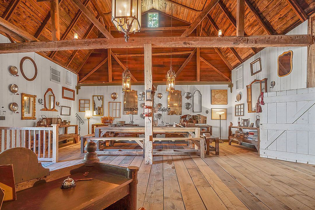 Explore An 160 Acre New York Listing With 18th Century Homes Chic Barns And More White Bridge Barn2 02