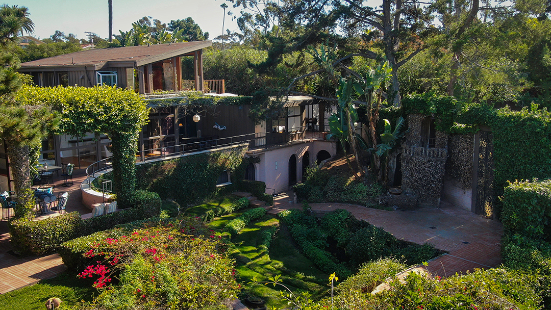 Walter Munk La Jolla California Oceanfront Home Garden
