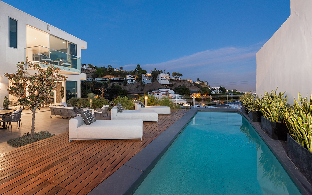 Former Nfl Player Emmanuel Ancho Buys Sunset Strip Modern Mansion Pool View