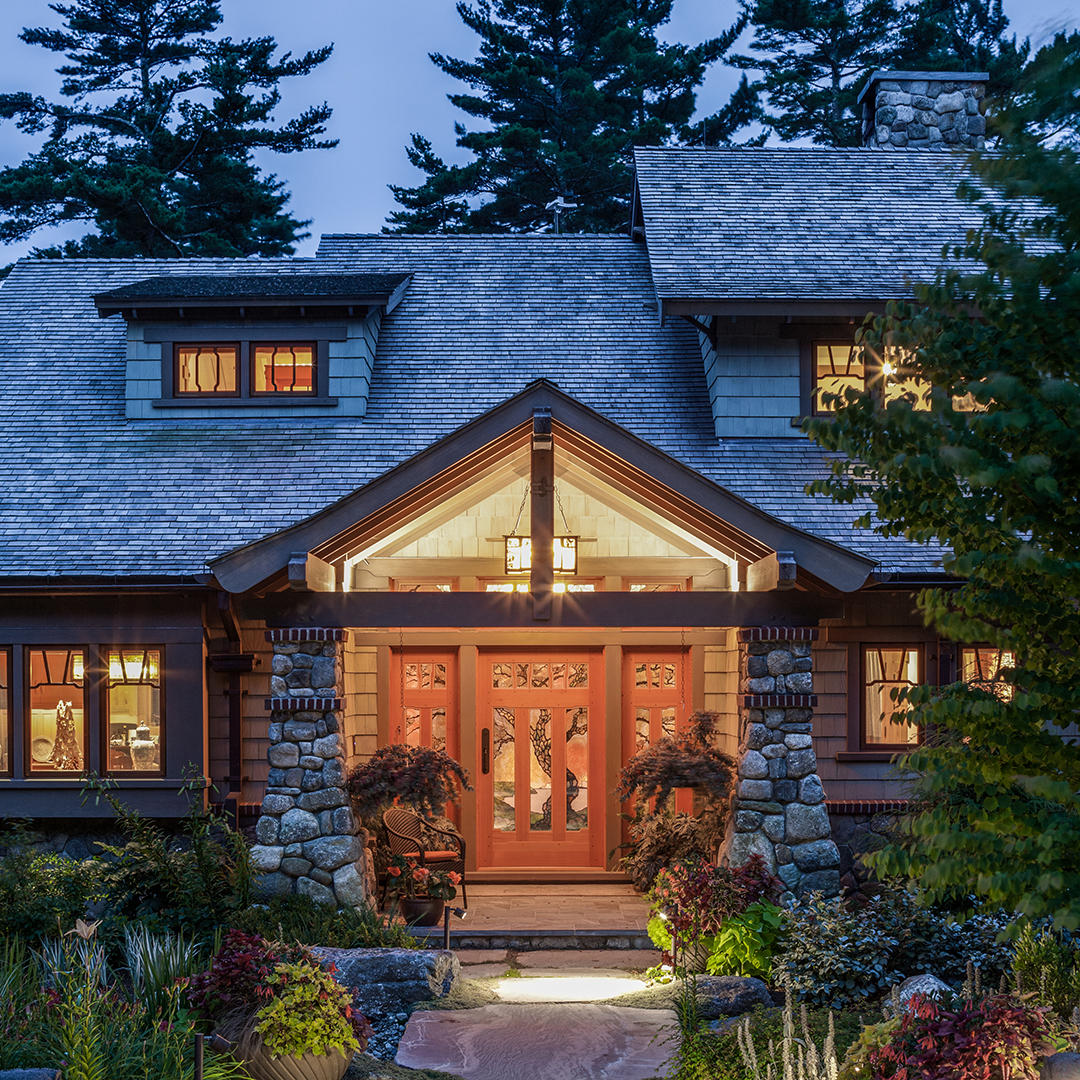 Wonderfully Wild A Forested 18 Acre Maine Estate With Water Views Seeks 8 5m Evening Front Door