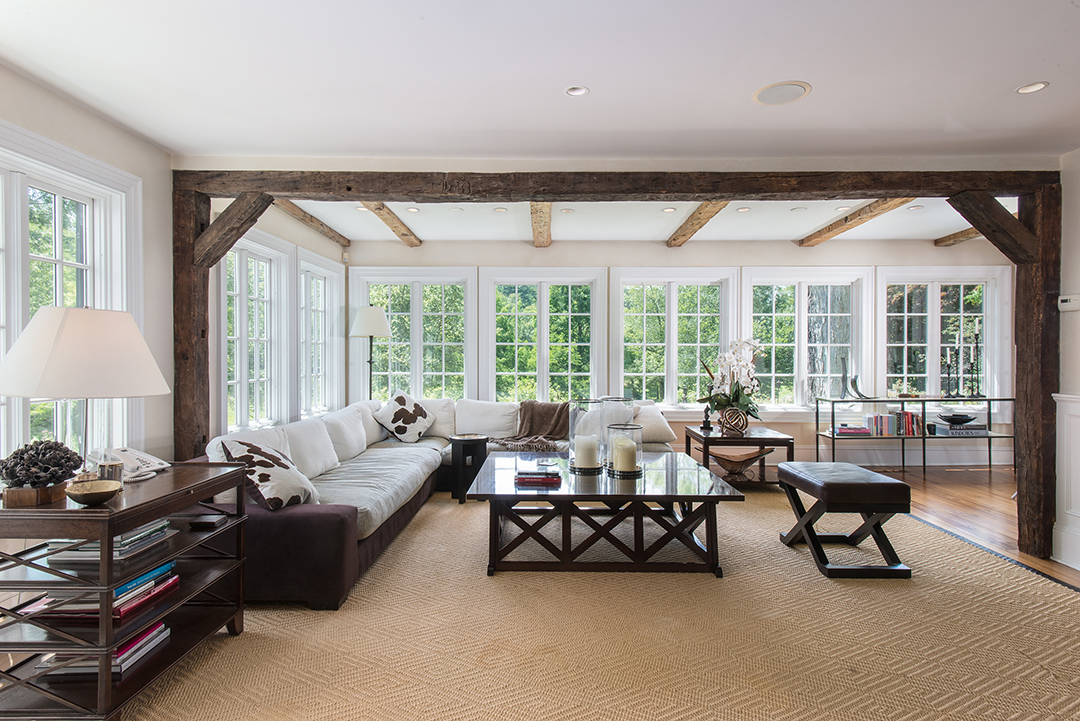 Enchanting Pound Ridge Colonial With Verdant Grounds Seeks 11m Living Room C