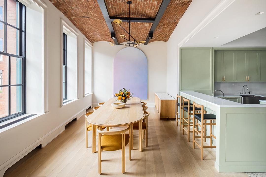 Nolita Soho Duplex Penthouse Dining Space