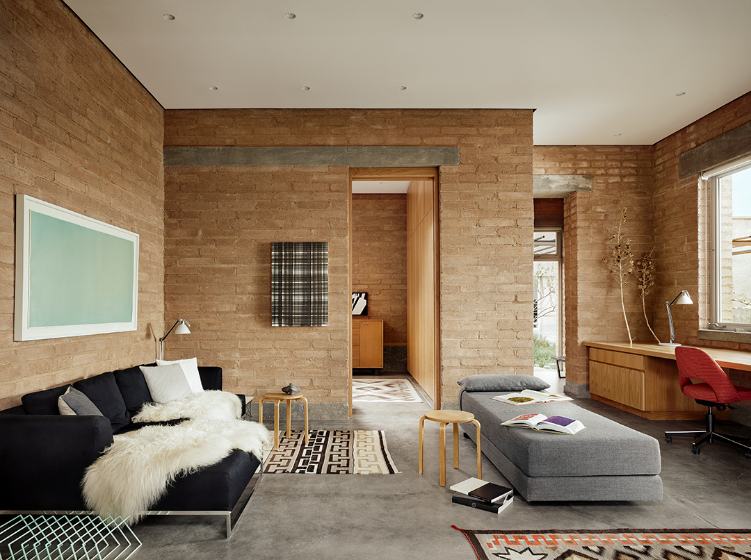 Modern Texas Oasis In An Artistic Desert Town Hits The Market Asking 3 5m Casey Dunn Living Room
