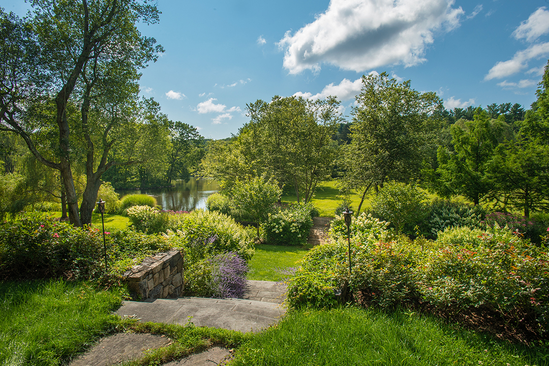 Enchanting Pound Ridge Colonial With Verdant Grounds Seeks 11m Gardens