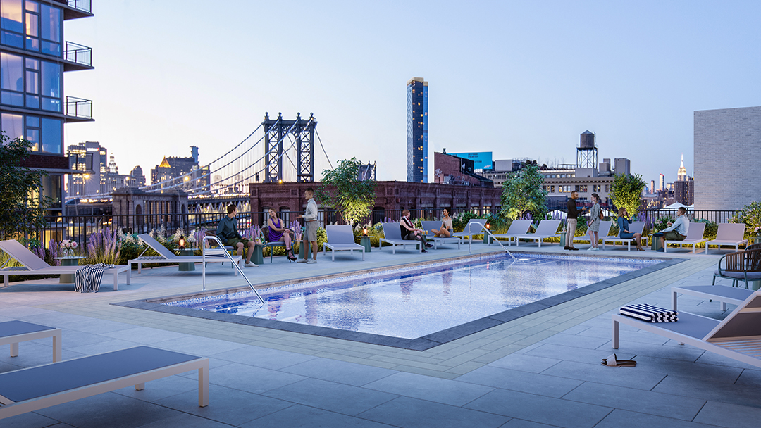 Brooklyns Luxurious Magnolia Dumbo Launches Luxury Rentals 8th Floor Outdoor Pool 6k Option02 10 27 2021