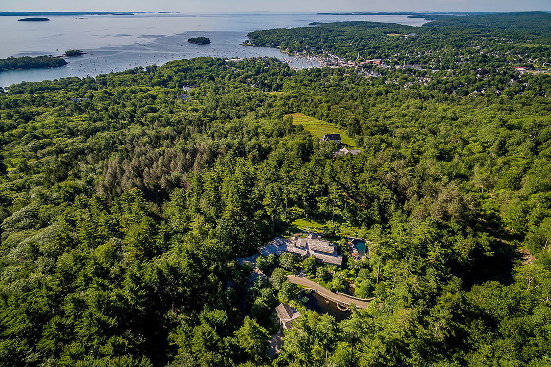 Wonderfully Wild A Forested 18 Acre Maine Estate With Water Views Seeks 8 5m 135mountainarrow 09 S Aerial 2020 Print