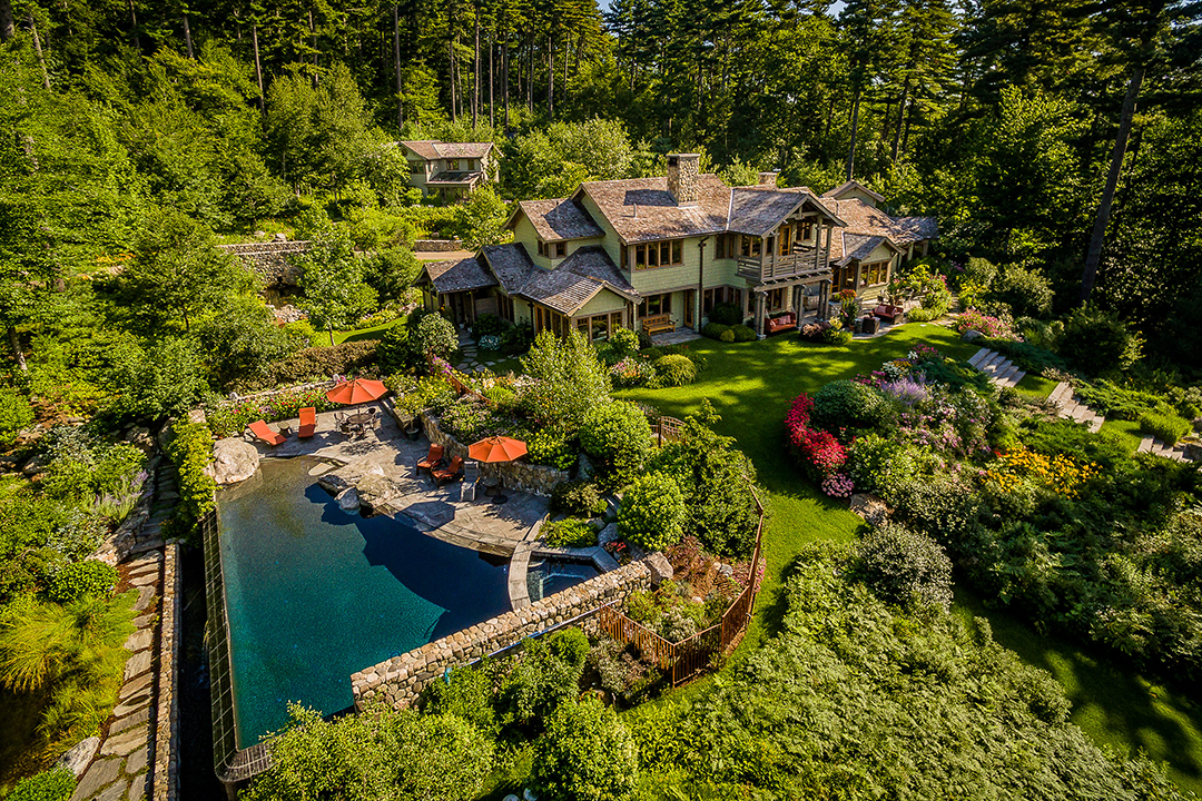 Wonderfully Wild A Forested 18 Acre Maine Estate With Water Views Seeks 8 5m 135mountainarrow 06 S Aerial 2020 Print