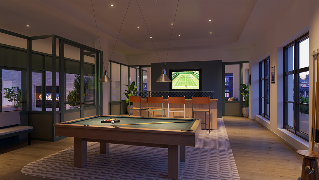 Brooklyns Luxurious Magnolia Dumbo Launches Luxury Rentals Game Room 6k