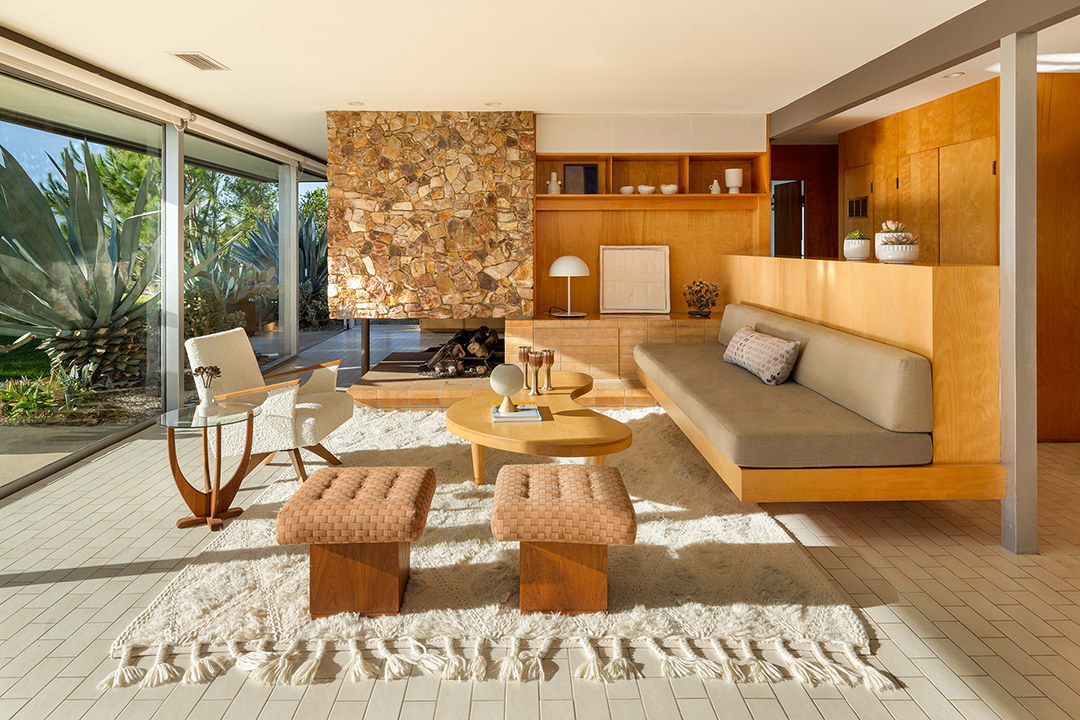 Designs By Richard Neutra And Michael Maltzan Live In Harmony At This 98m La Property Living Room