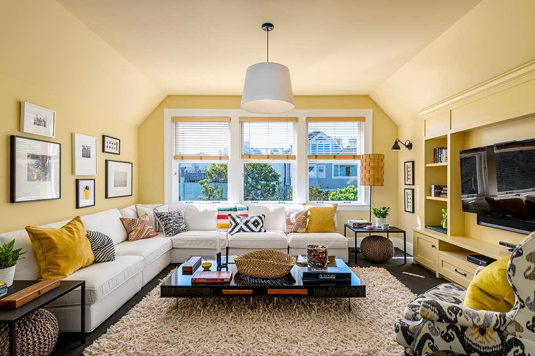 San Fran And Hamptons Vibes Meet In This 15 5m Pacific Heights Townhouse Den
