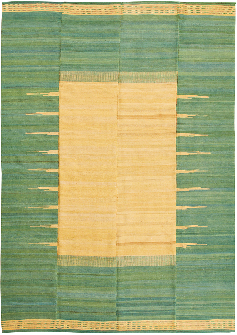 Kilim Green Yellow S101198 7 3x10 6