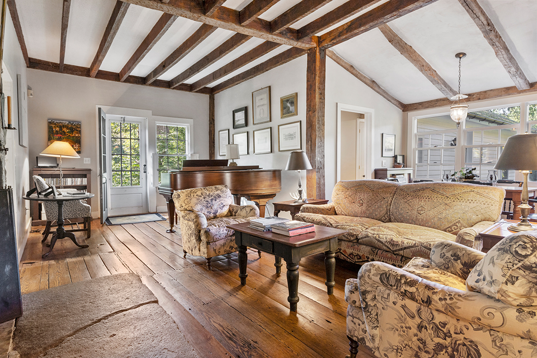 Explore A Charming Connecticut Colonial On 8 Acres Seeking 2 2m Living Room B