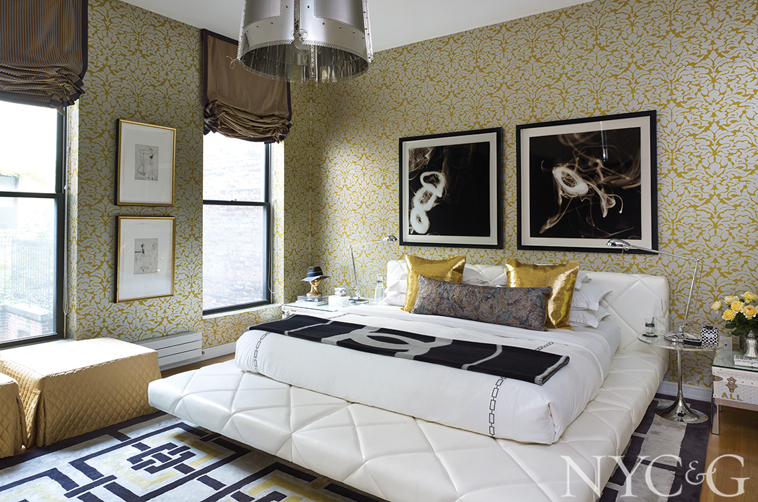 Decorator Lucinda Loya Converted Convent Stuyesant Park Bedroom