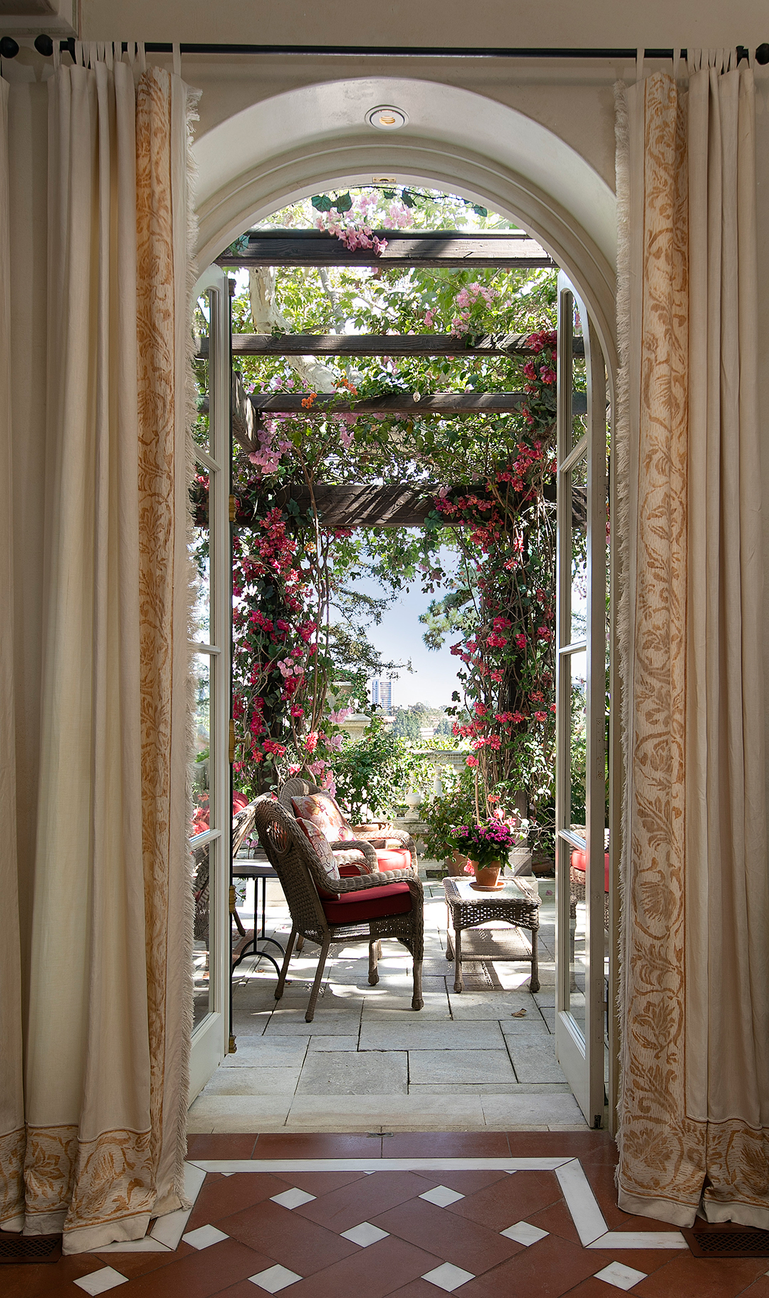 Yvette Mimieux Italian Style Bel Air Villa 4