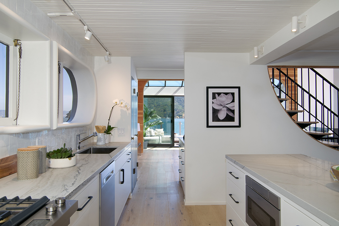 Bay Area Waterfront Retreat With Unique Architecture Looks For 3 7m Kitchen