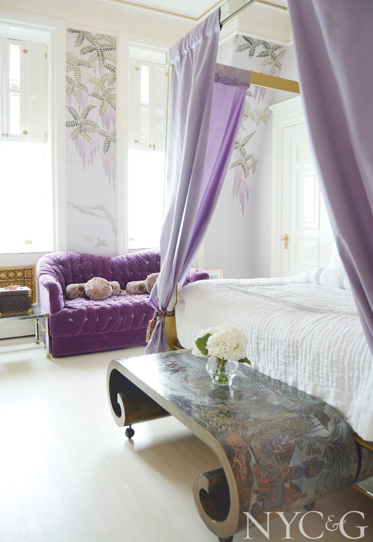 Dakota Home Tour Designer Sasha Bikoff Master Bedroom