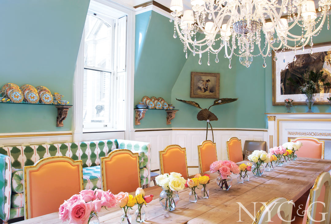 Dakota Home Tour Designer Sasha Bikoff Dining Room