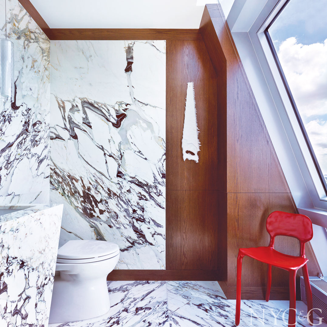 Chelsea Manhattan Home Tour Designer Benjamin Noriega Ortiz Powder Room