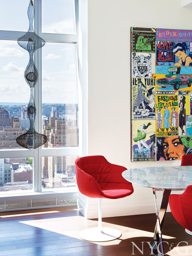 Chelsea Manhattan Home Tour Designer Benjamin Noriega Ortiz Dining Room Sculpture