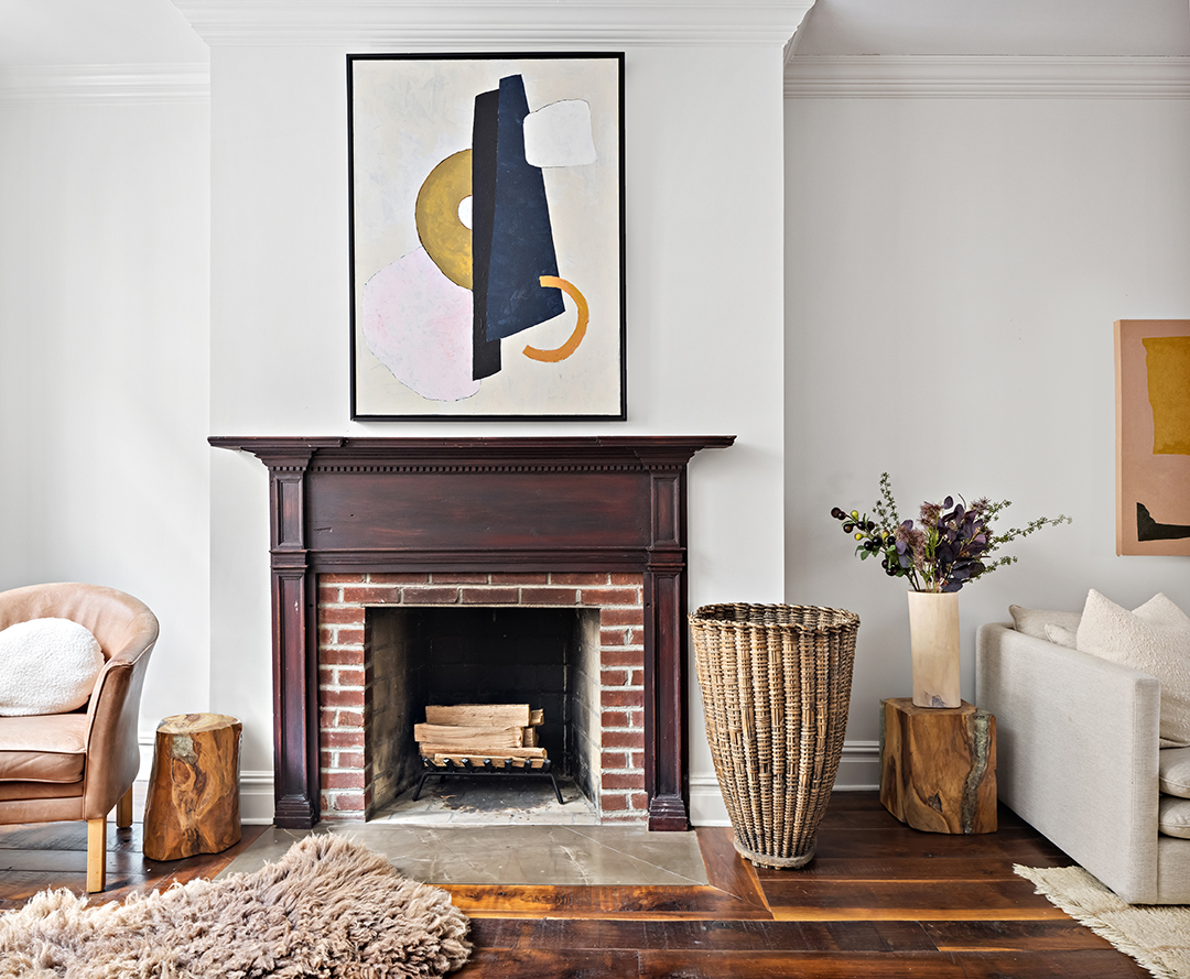 Boho Chic Townhouse In The Heart Of The West Village Is Up For Grabs At 6 25m Brick Fireplace
