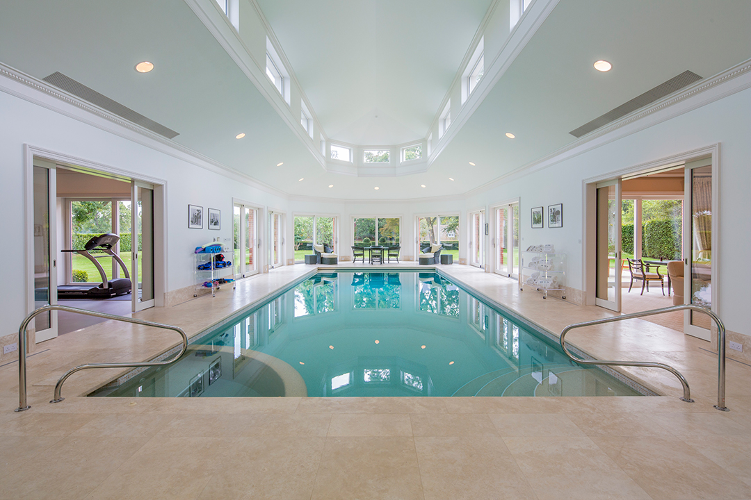 This 18 75m Estate In England Once Belonged To Both Lee Radziwill And Henry Ford Ii Turvillegrangepoolhouseswimmingpool2