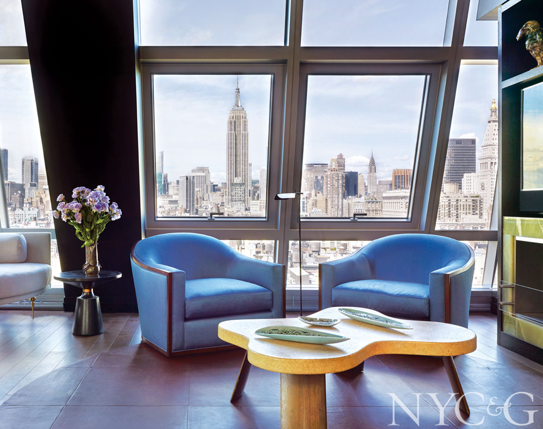 Chelsea Manhattan Home Tour Designer Benjamin Noriega Ortiz Man Cave