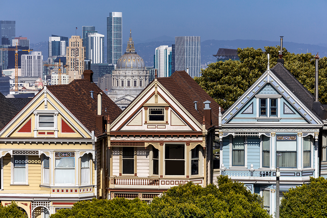 One Of San Franciscos Iconic Painted Ladies Just Hit The Market Roof