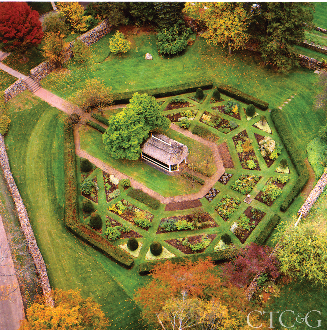 138 The Octagonal Sunken Garden At Hill Stead Credit Hill Stead Museum Archives Farmington Conn Jerry L Thompson