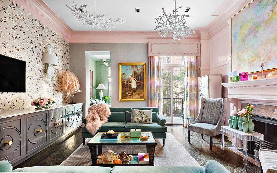Pretty In Pink A Nyc Brownstone Triplex With Rosy Interiors Looks For 30000 Month B