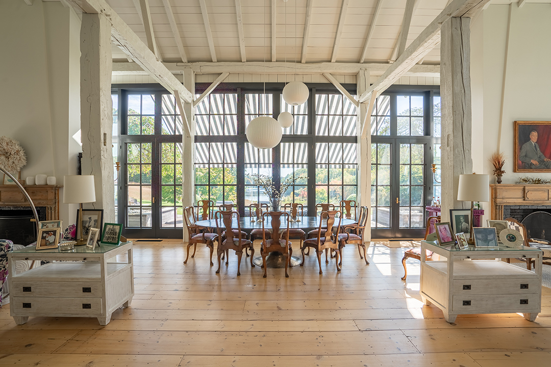 Tour A 4 25m Connecticut Estate Centered By A Transported Historic Massachusetts Barn Great Room
