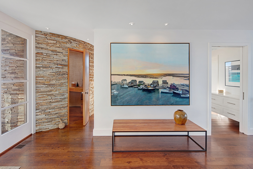 Contemporary And Classic Meet At This 15m Shingle Style Home On Marthas Vineyard Hallway