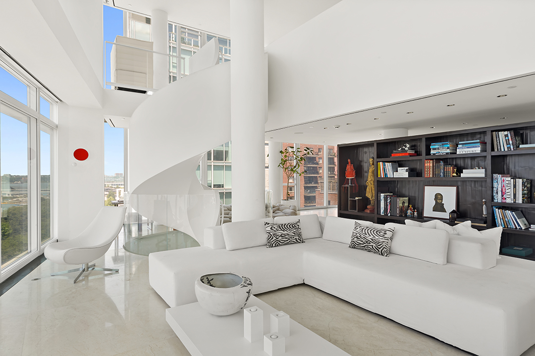 Hugh Jackmans West Village Triplex With A Minimalist Design Lists For 38 9m 176perryst 10s 11