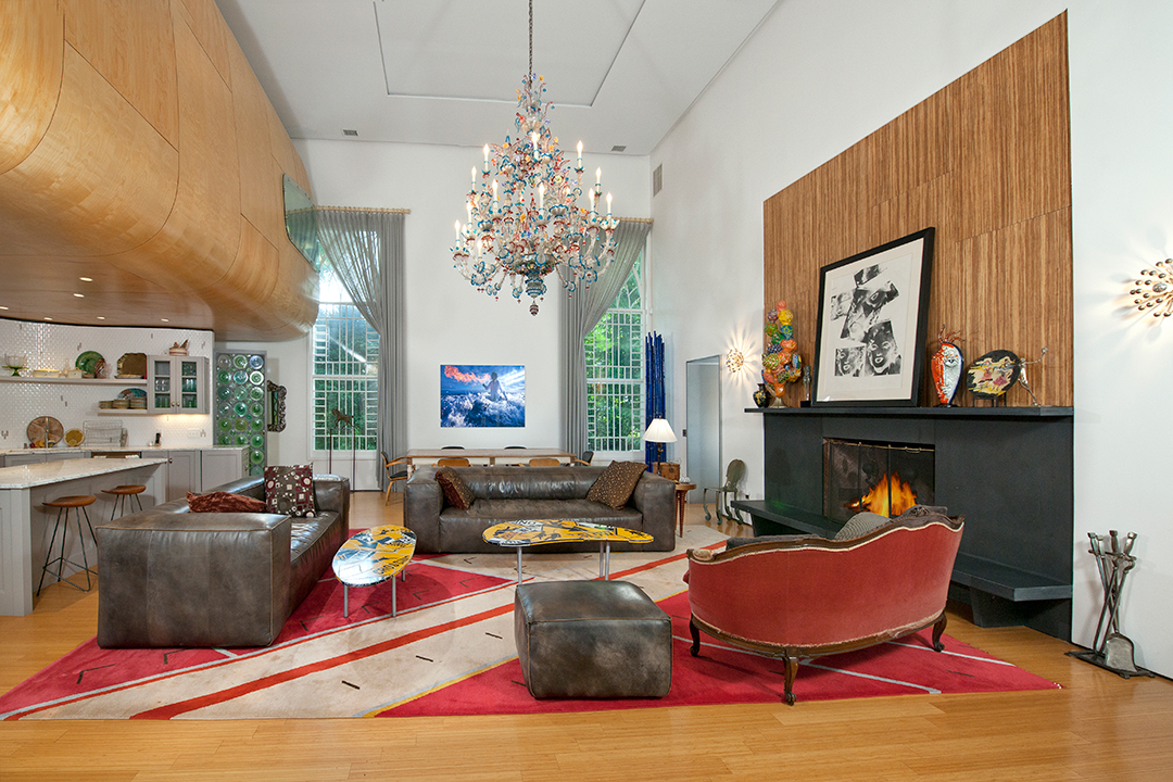 You Can Buy A Historic Church Turned Contemporary Home In Greenwich For 1 8m Living Room C