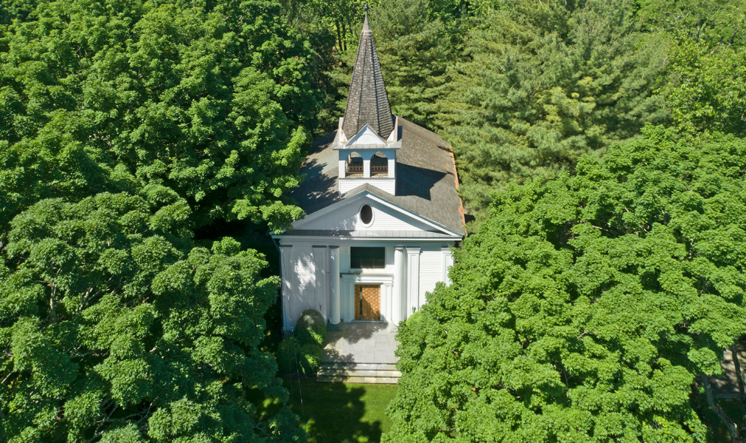 You Can Buy A Historic Church Turned Contemporary Home In Greenwich For 1 8m Aerial
