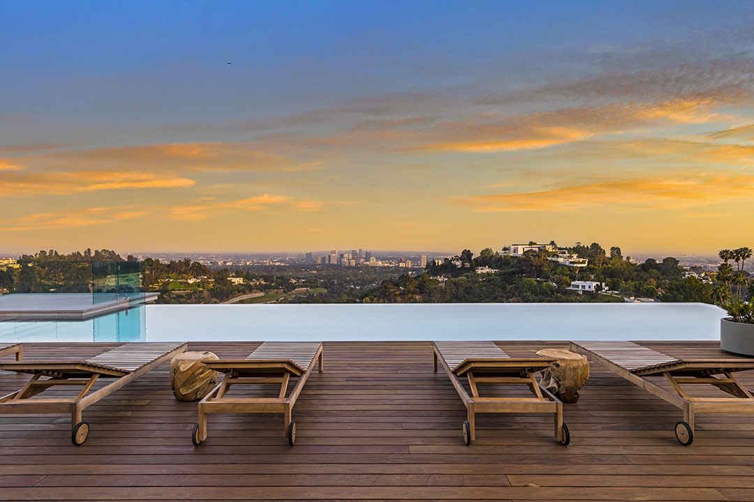 22 Honey Cofounder Bel Air Mansion Infinity Pool By Joe Bryant