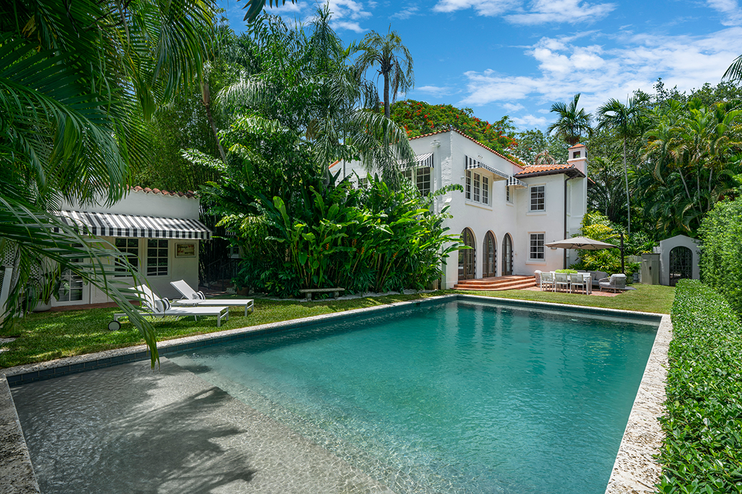 Movie Star And Producer Christian Slater Lists His Miami Villa With Italian Flair 3618 St Gaudens Rd 1oakstudios 39
