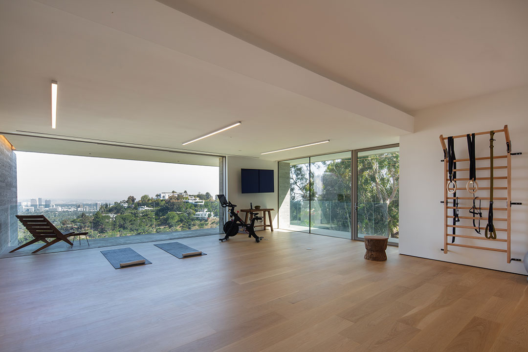 19 Honey Cofounder Bel Air Mansion Gym By Matthew Momberge