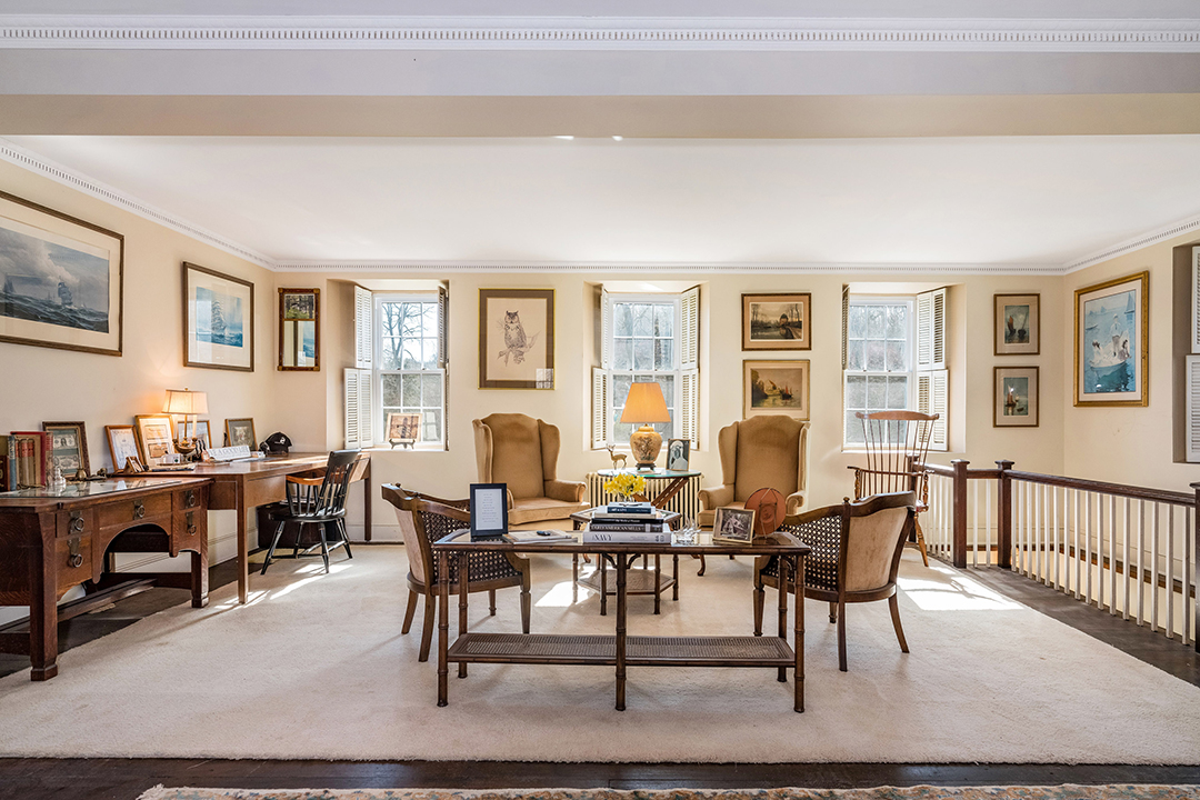 A Stone 19th Century Mill Transformed Into A Home By An Antiques Dealer Lists In Old Lyme Living Room B