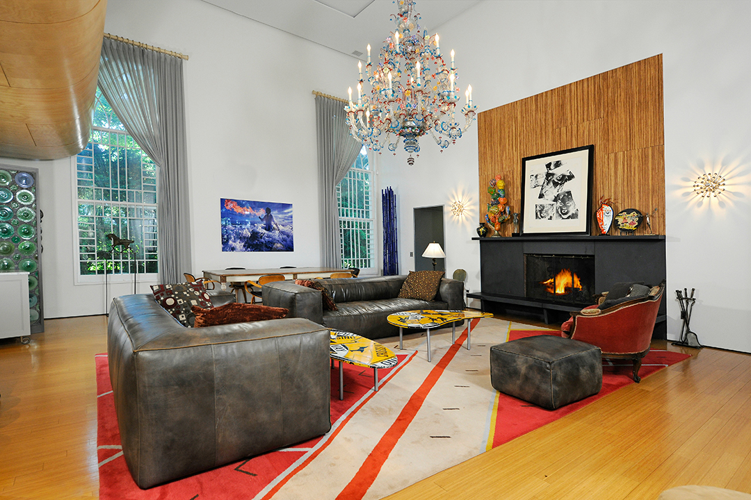 You Can Buy A Historic Church Turned Contemporary Home In Greenwich For 1 8m Living Room