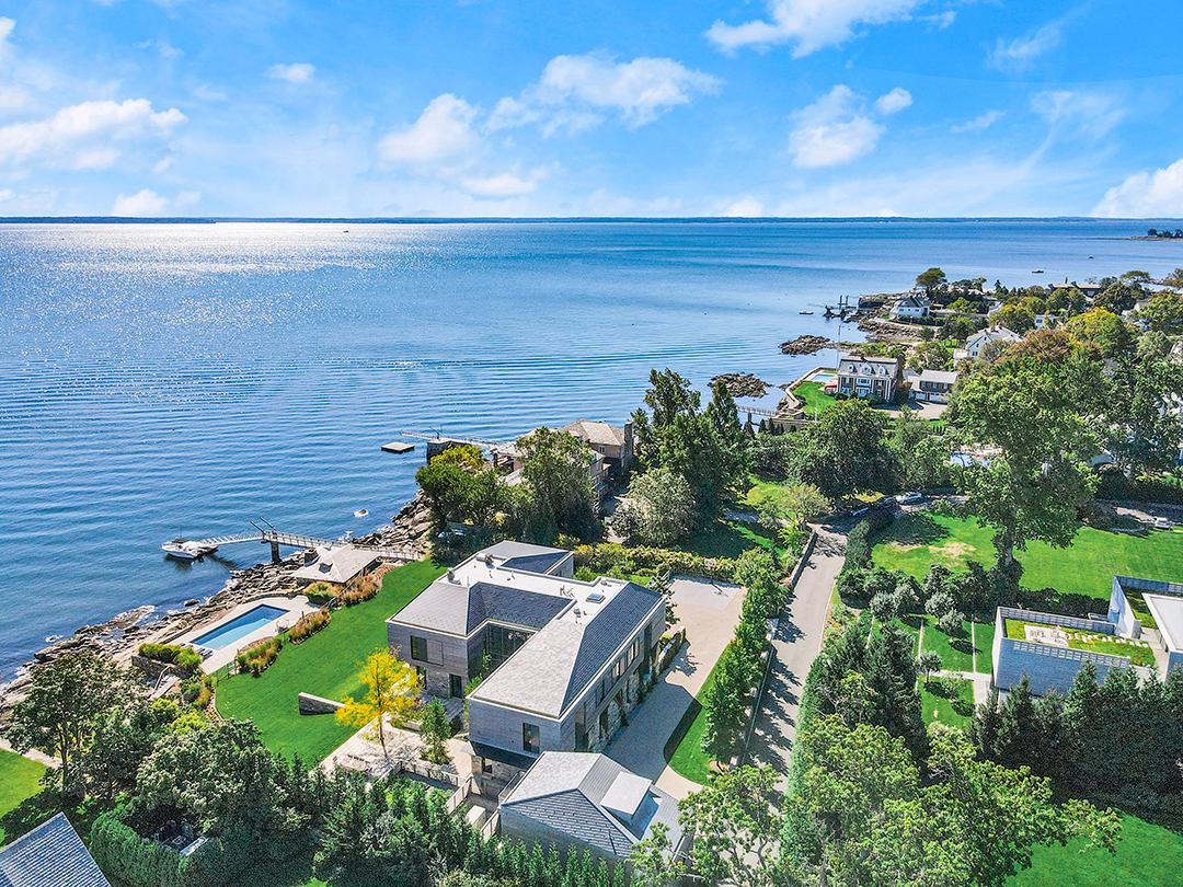 This Hobi Award Winning Masterpiece In Old Greenwich Wants 35m Aerial B