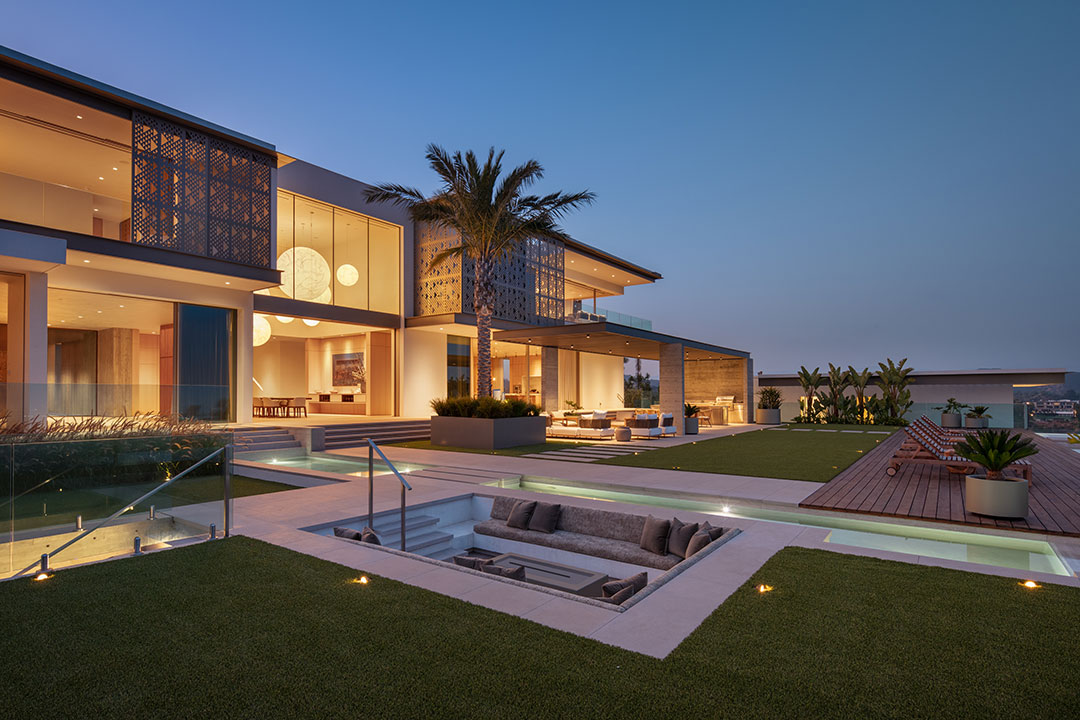 21 Honey Cofounder Bel Air Mansion House At Dusk By Matthew Momberge