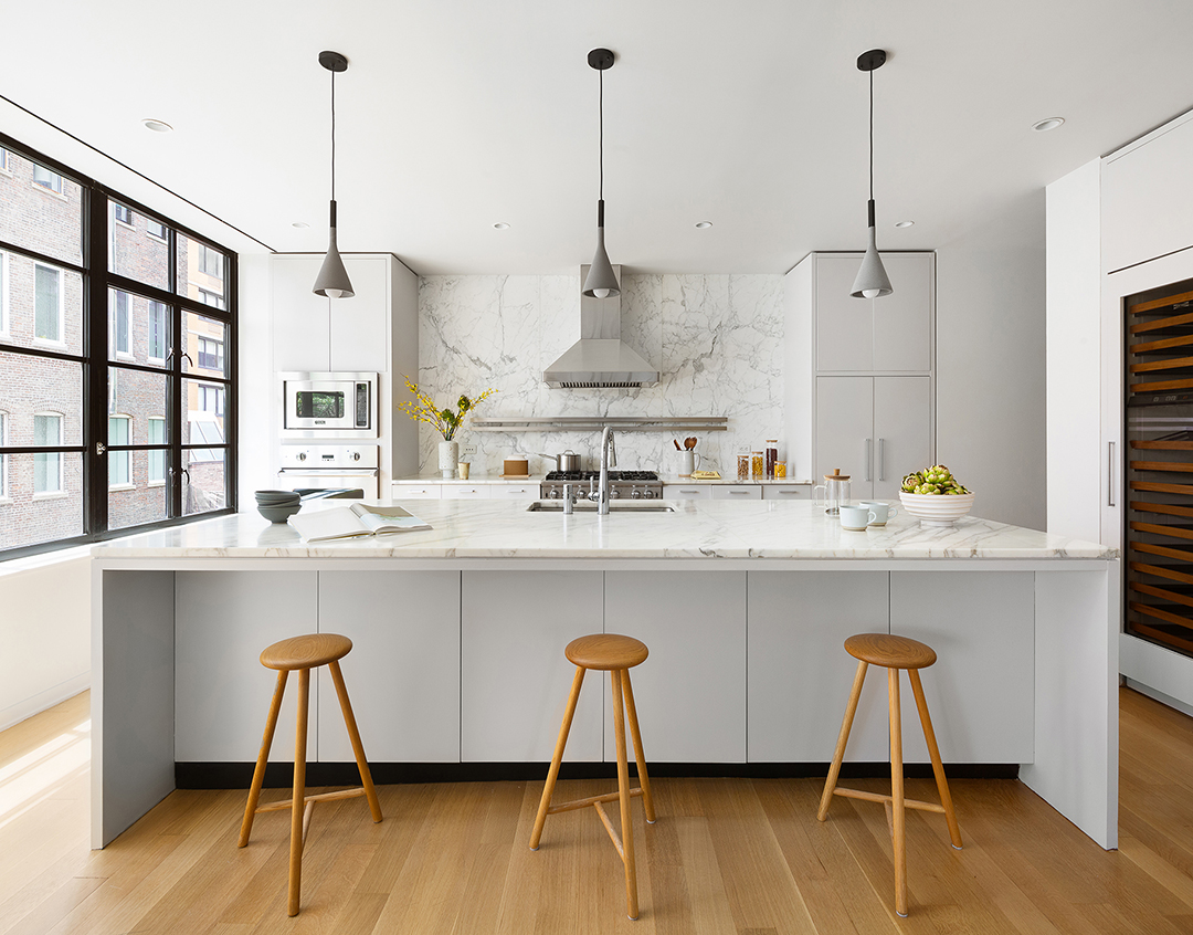 Nba Star Carmelo Anthonys Full Floor High Line Home Relists For 12 5m After A Redesign Kitchen